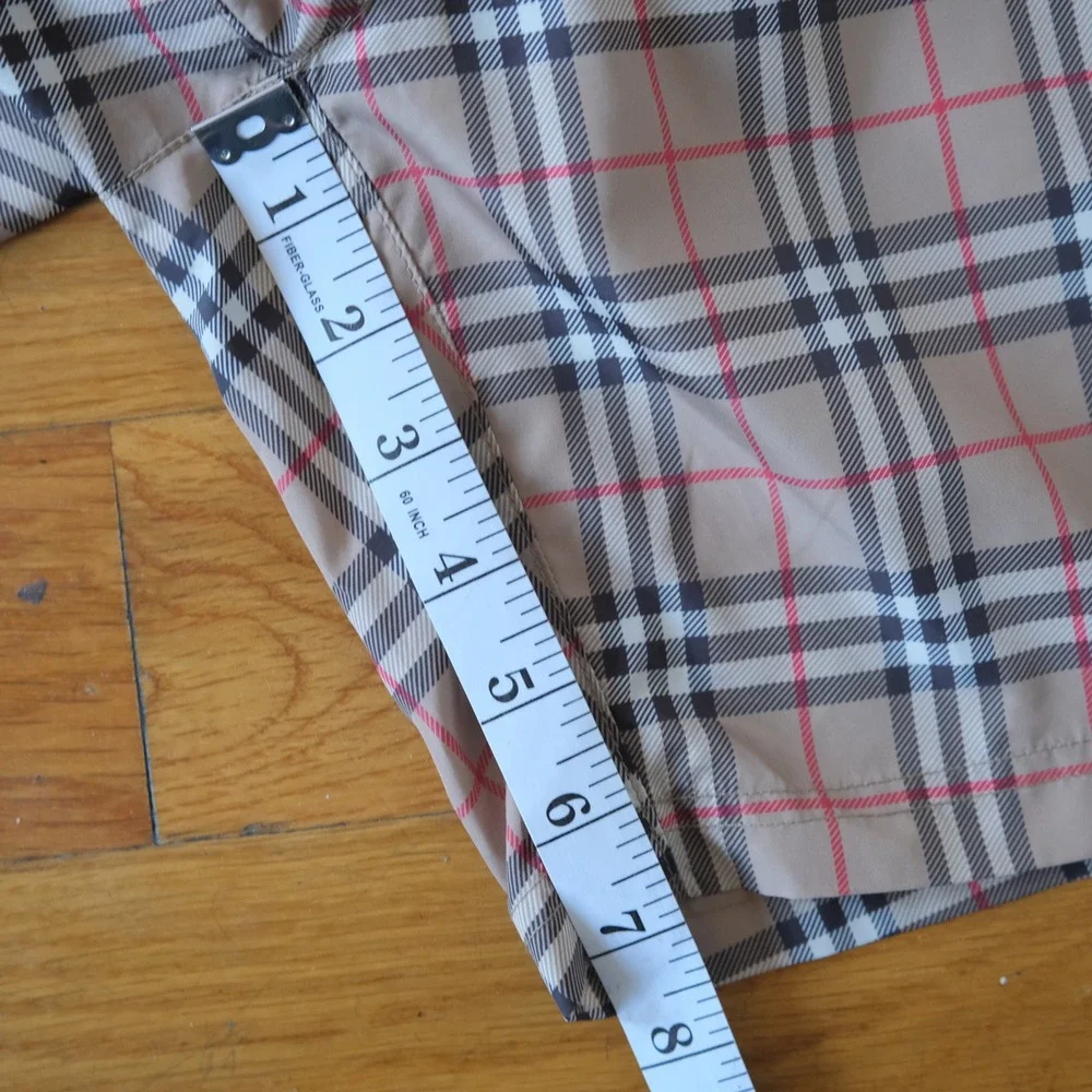 Burberry Swim Shorts Mens Tan Vintage Check Designer Large Trunks